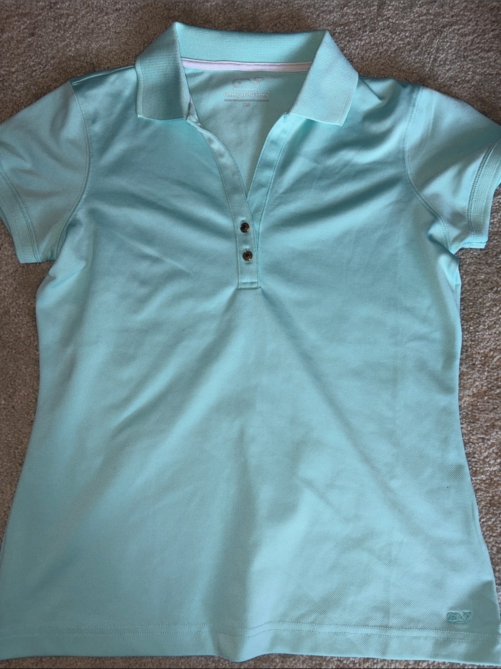 Vineyard Vines Mint Green Polo Top XS